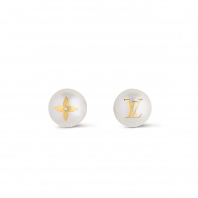 LOUIS VUITTON MY MIX PEARL EARRINGS M01589